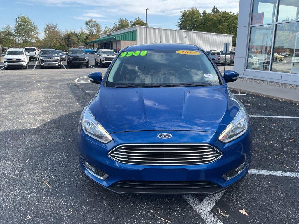 Used 2018 Ford Focus Titanium with VIN 1FADP3N24JL289494 for sale in Greenville, OH
