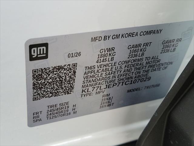 2026 Chevrolet Trax 2RS