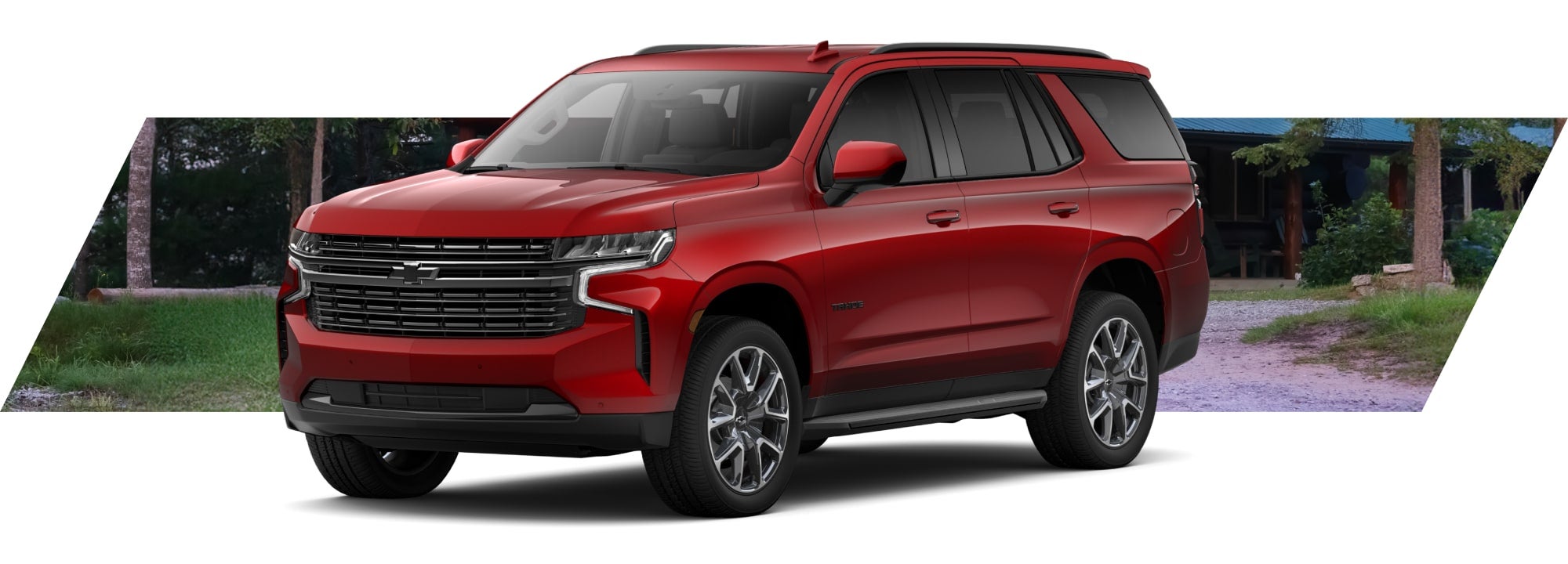 a red 2025 chevrolet tahoe