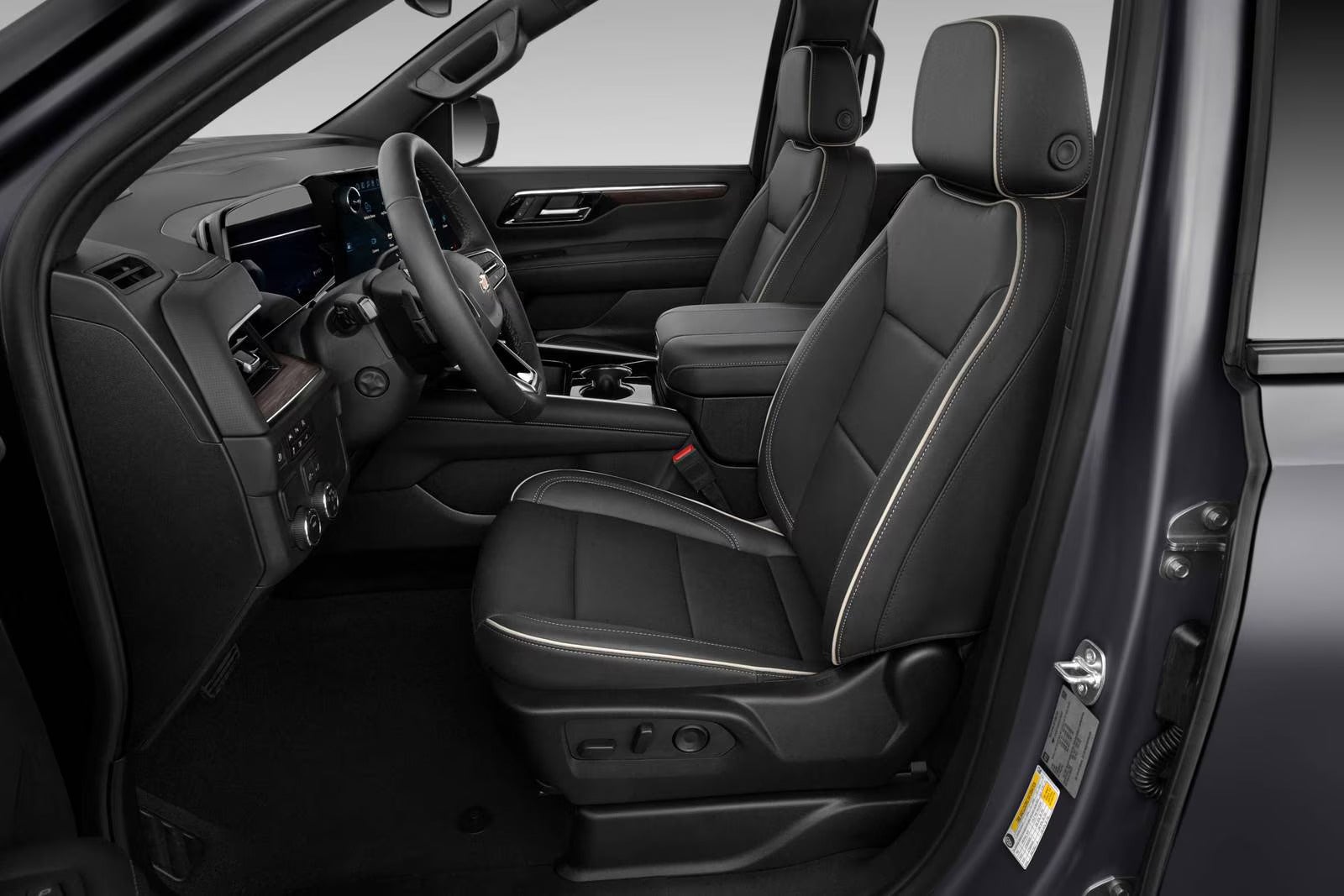 Interior of a suburban.