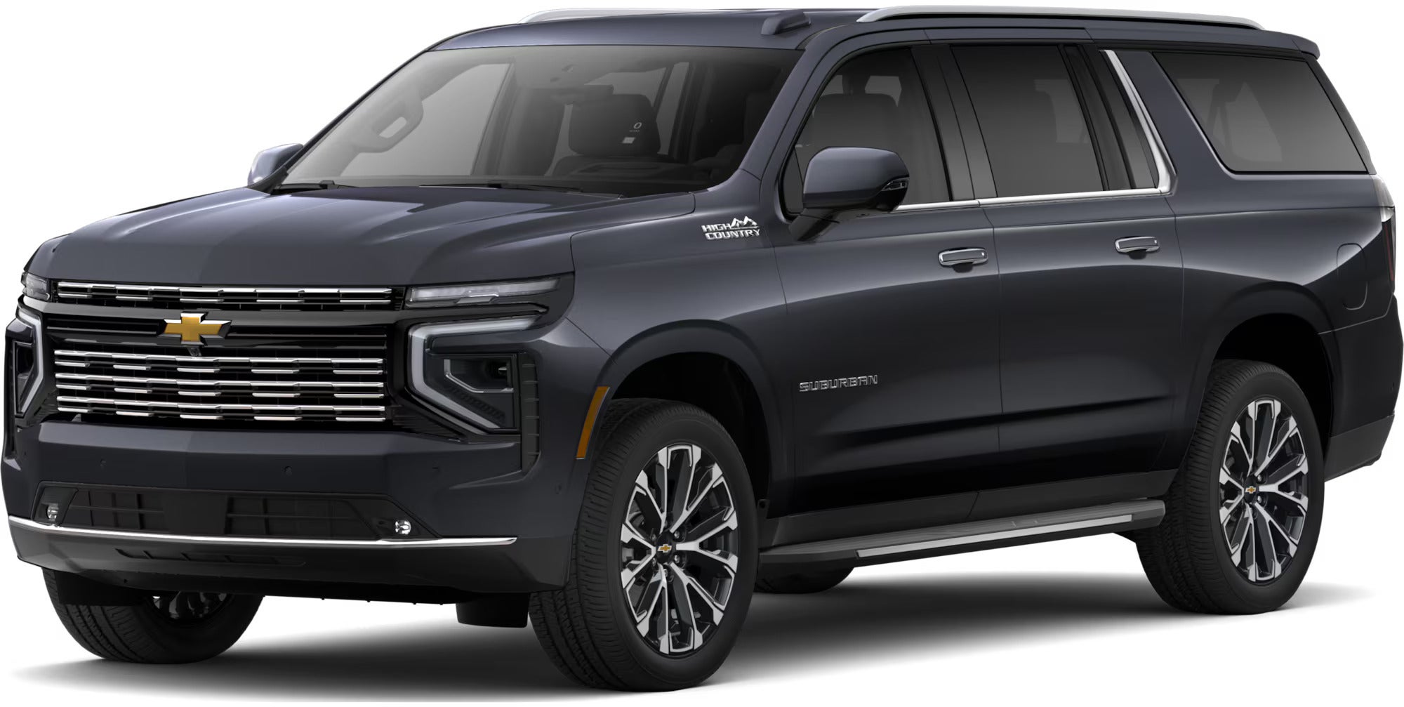 The chevrolet suburban High Country trim.