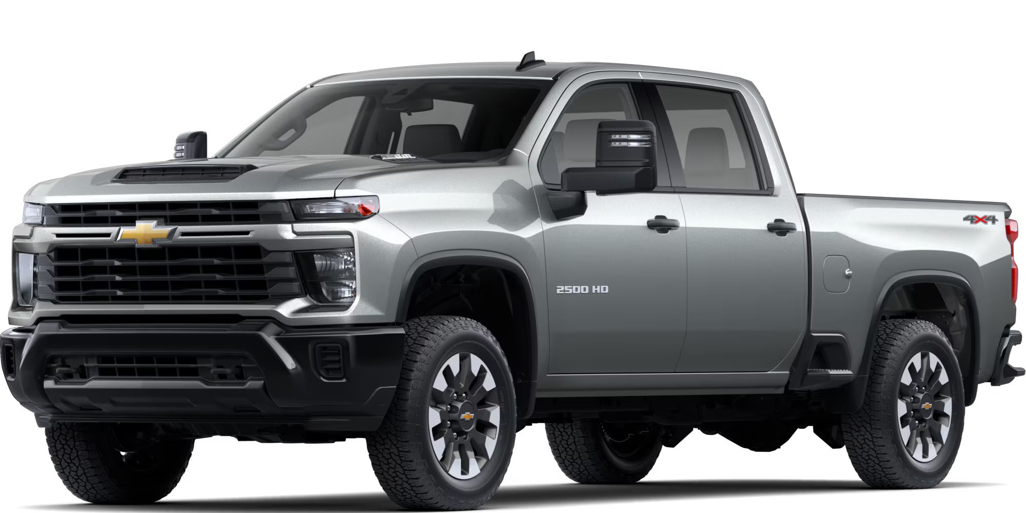 The 2025 Chevrolet silverado hd custom trim.