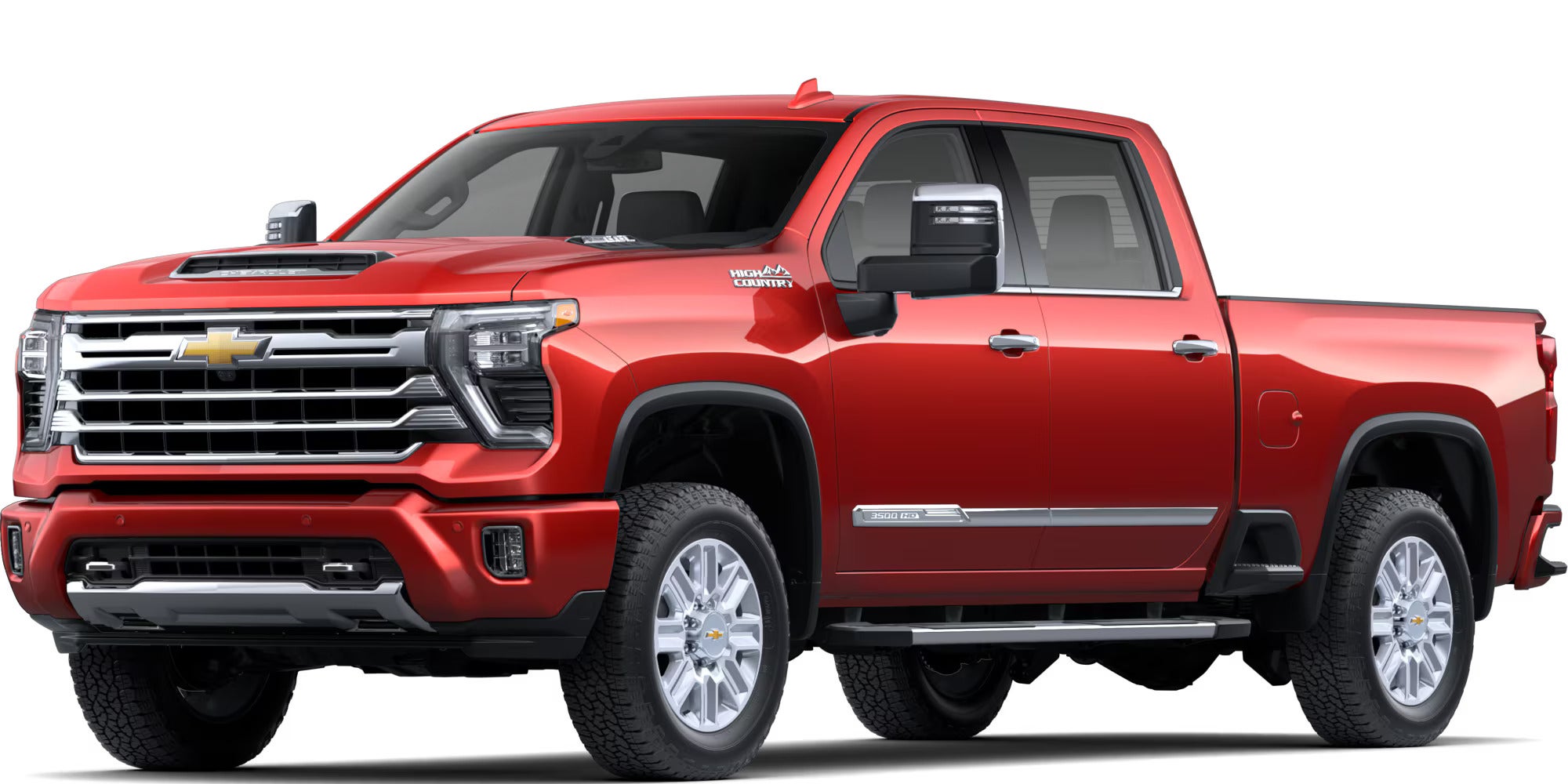 The 2025 Chevrolet silverado hd high country trim.