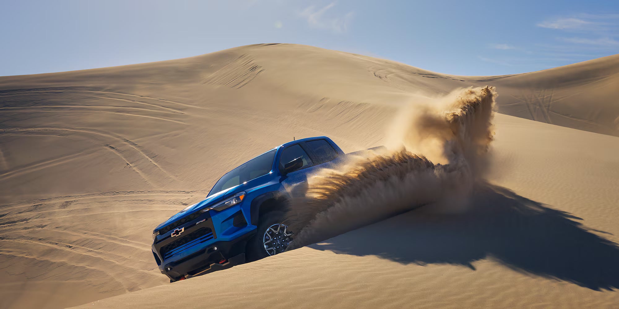 2026 Chevy Colorado driving in the desert
